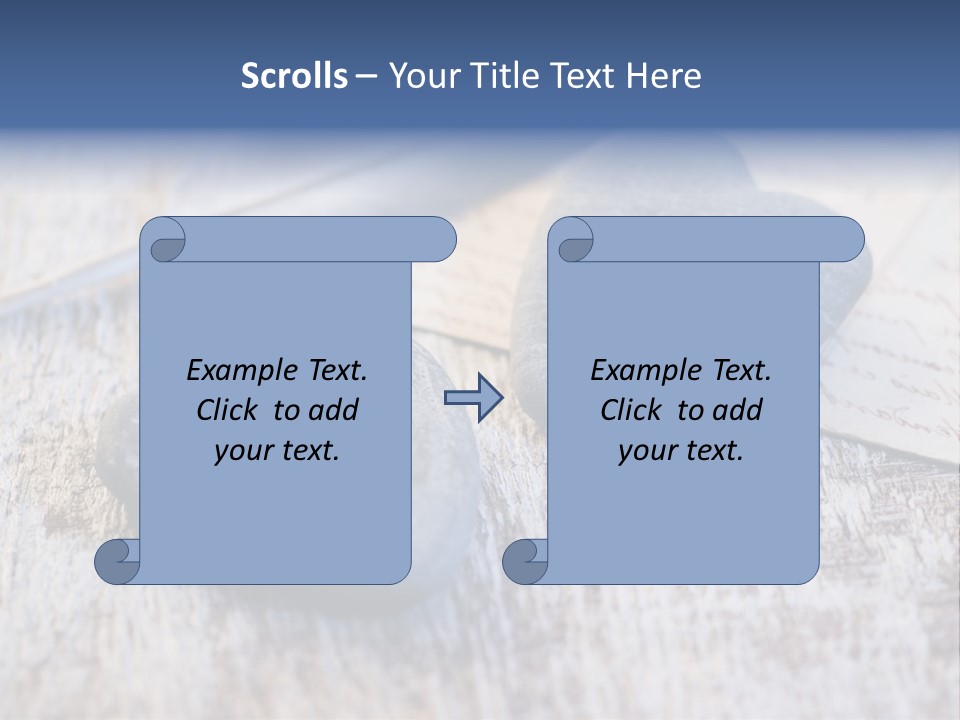 Postcard Symbol Stone PowerPoint Template