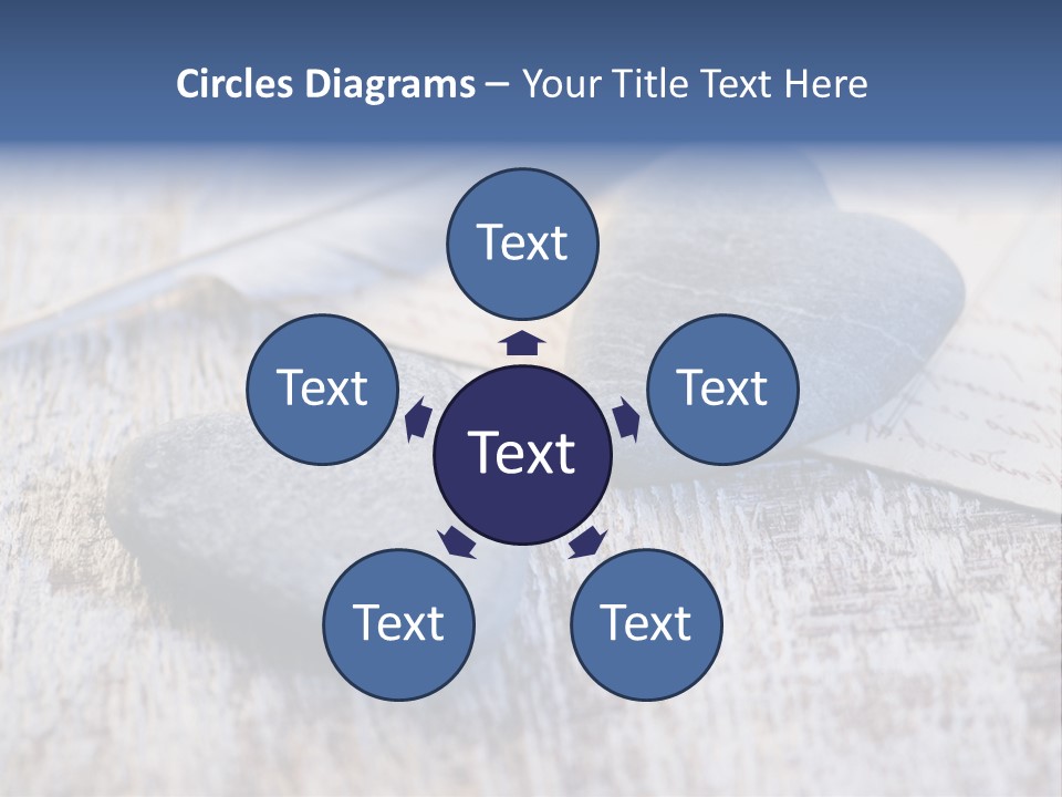 Postcard Symbol Stone PowerPoint Template