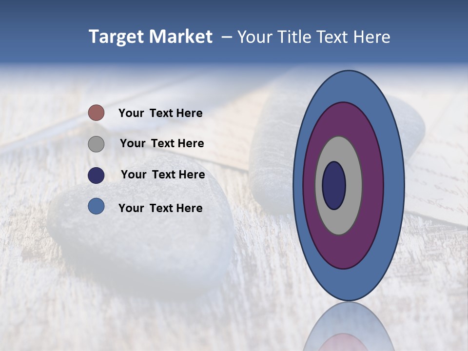 Postcard Symbol Stone PowerPoint Template