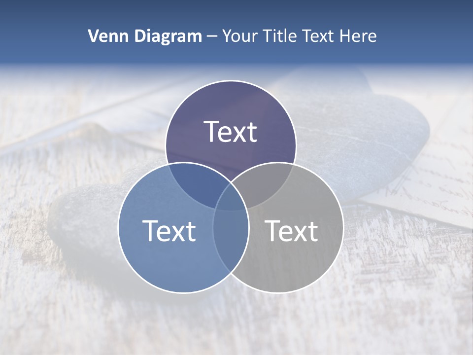 Postcard Symbol Stone PowerPoint Template