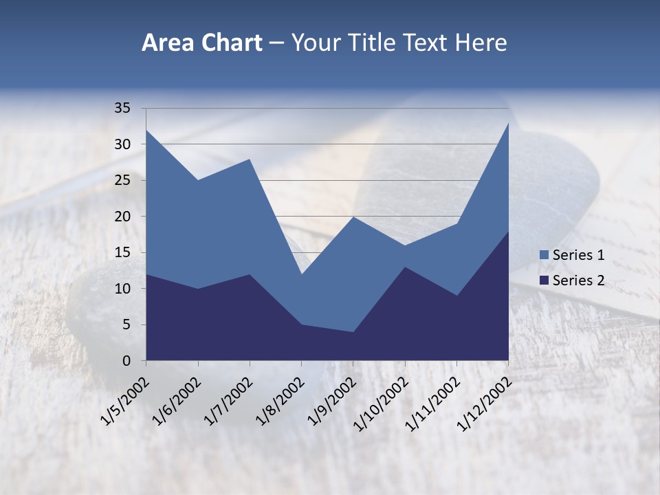 Postcard Symbol Stone PowerPoint Template