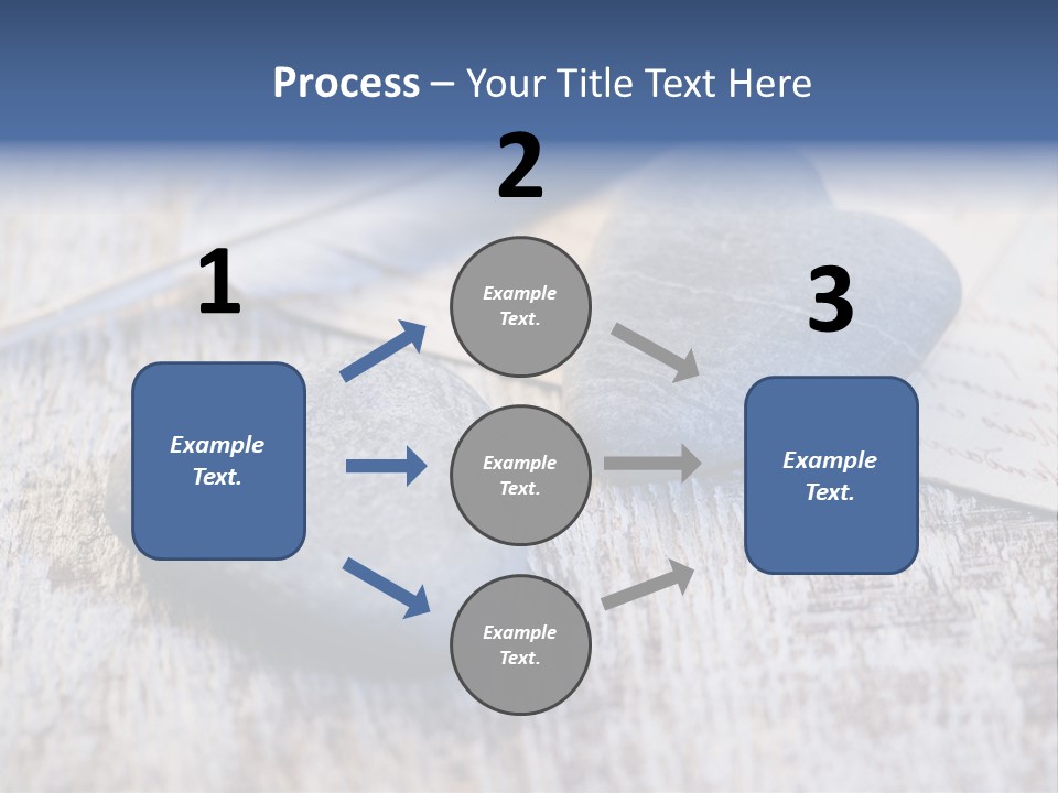 Postcard Symbol Stone PowerPoint Template