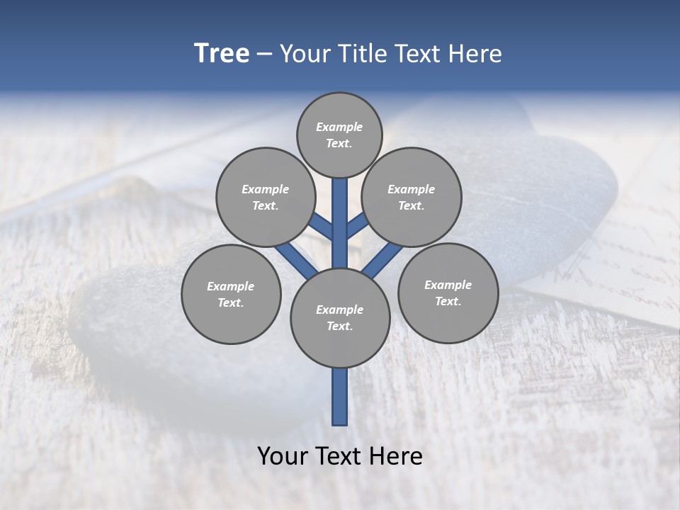 Postcard Symbol Stone PowerPoint Template