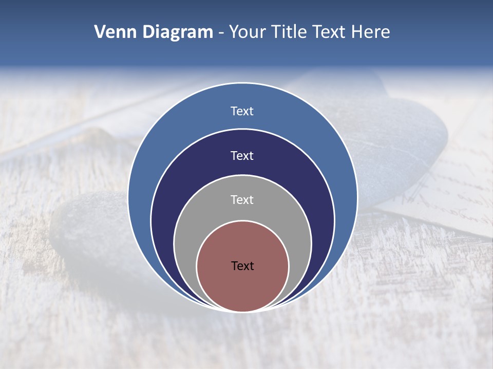 Postcard Symbol Stone PowerPoint Template