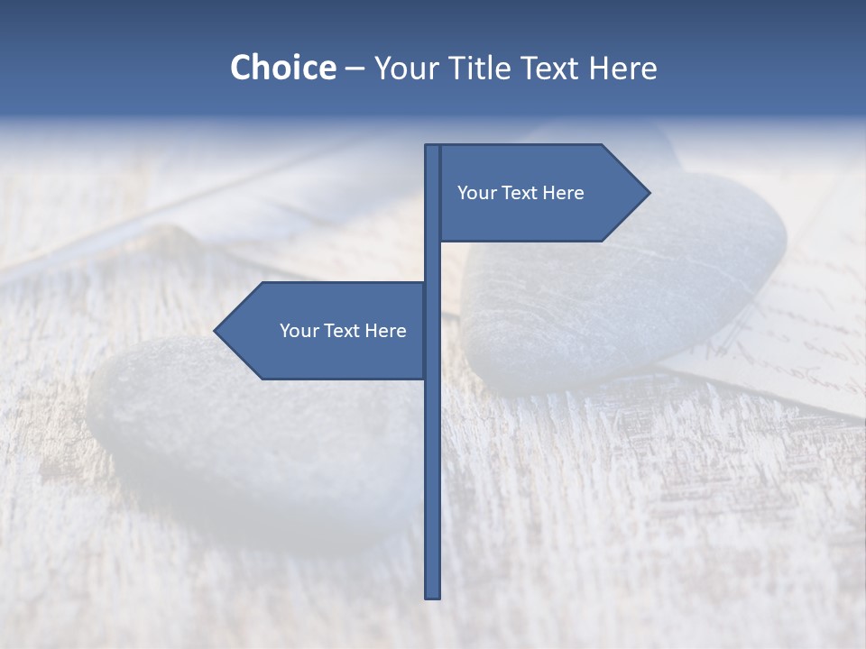 Postcard Symbol Stone PowerPoint Template