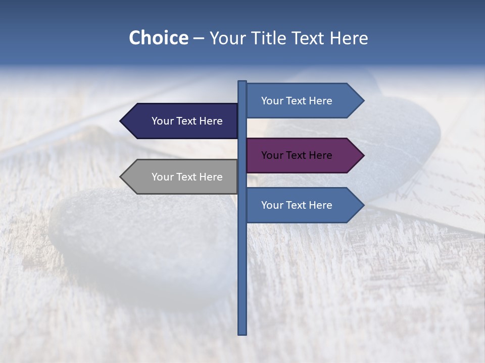 Postcard Symbol Stone PowerPoint Template