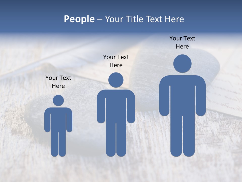 Postcard Symbol Stone PowerPoint Template