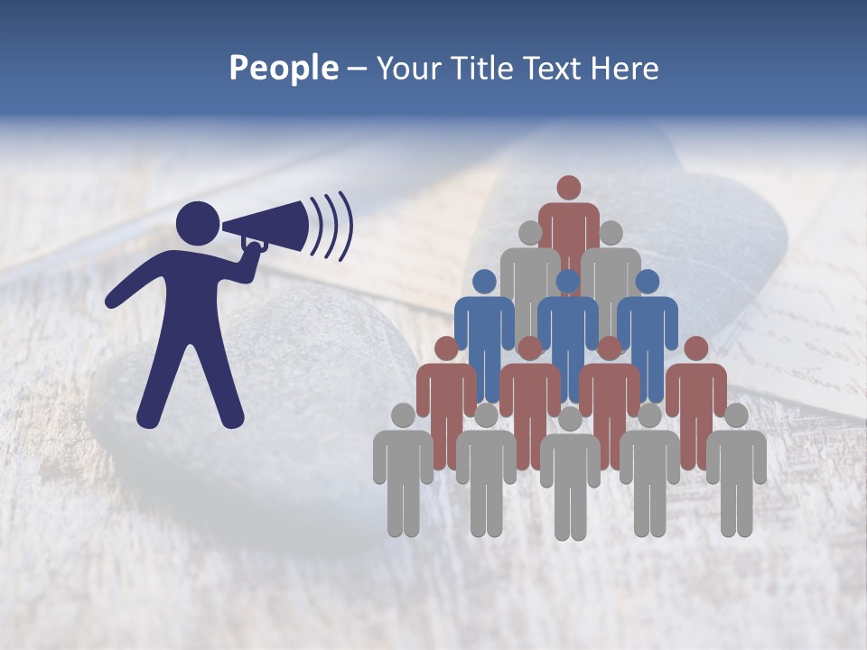 Postcard Symbol Stone PowerPoint Template