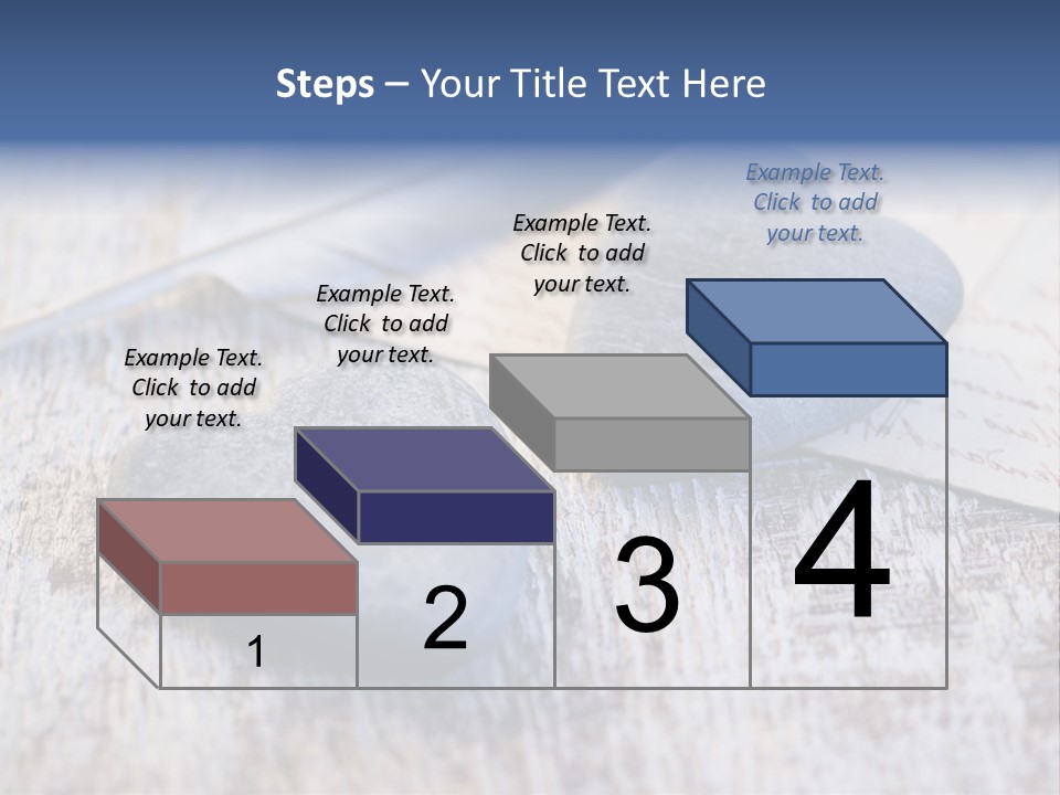 Postcard Symbol Stone PowerPoint Template