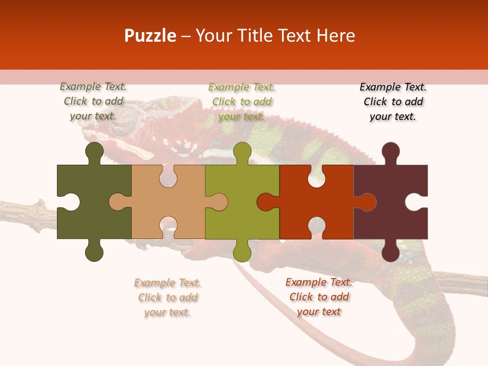 Dragoon Animal Camuelueontidues PowerPoint Template