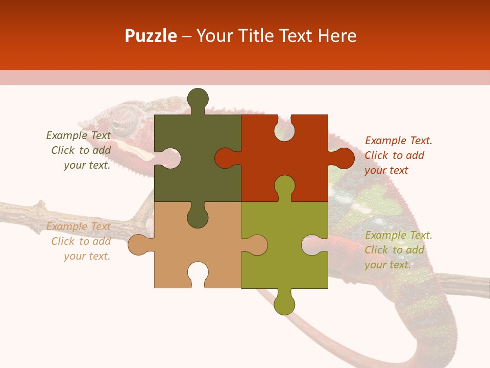 Dragoon Animal Camuelueontidues PowerPoint Template