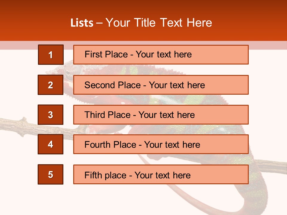 Dragoon Animal Camuelueontidues PowerPoint Template