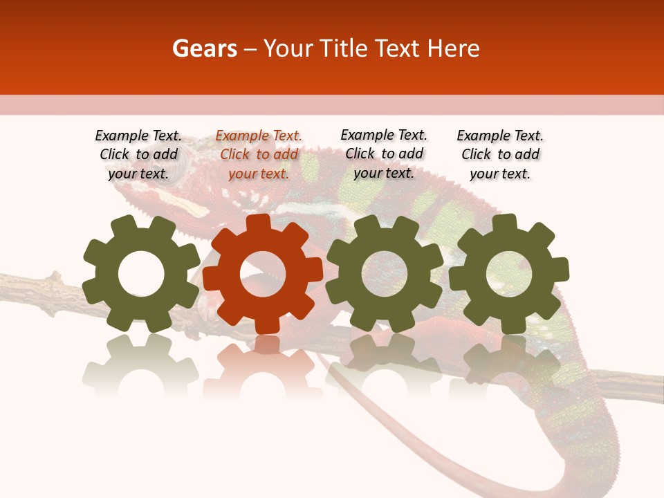 Dragoon Animal Camuelueontidues PowerPoint Template