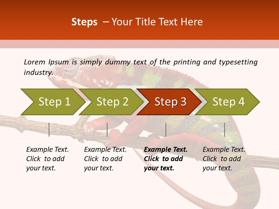 Dragoon Animal Camuelueontidues PowerPoint Template