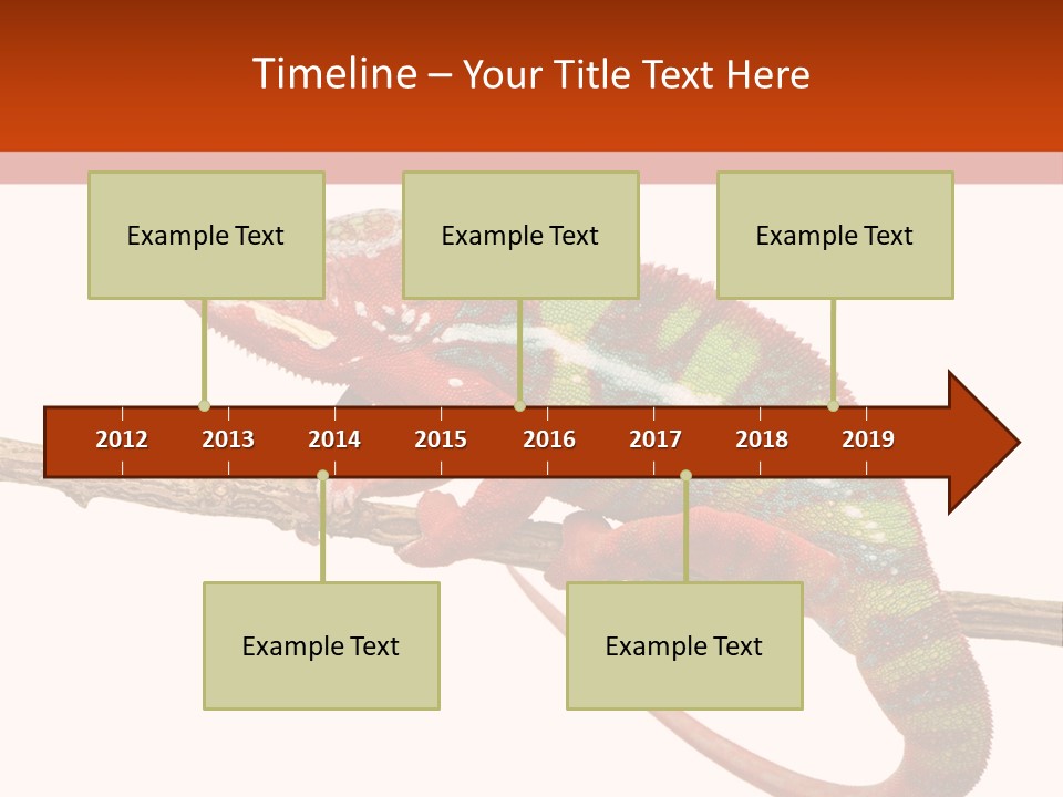 Dragoon Animal Camuelueontidues PowerPoint Template