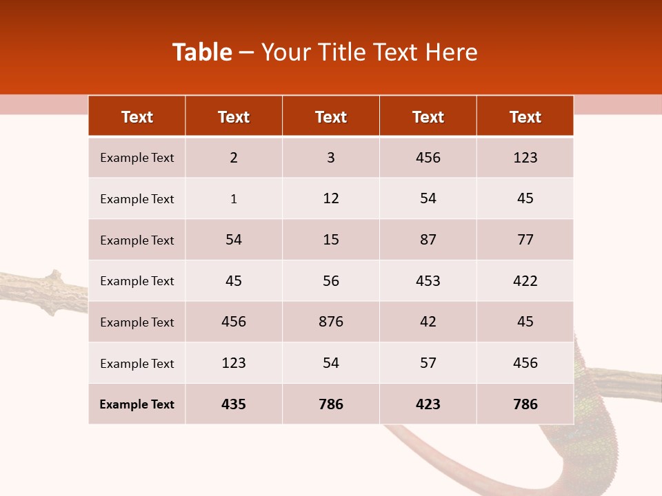 Dragoon Animal Camuelueontidues PowerPoint Template