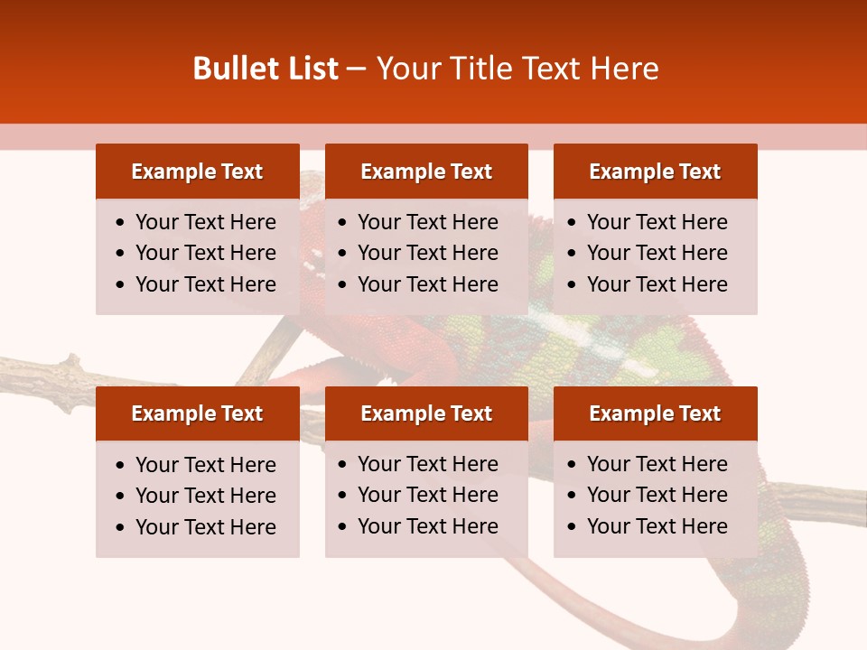 Dragoon Animal Camuelueontidues PowerPoint Template