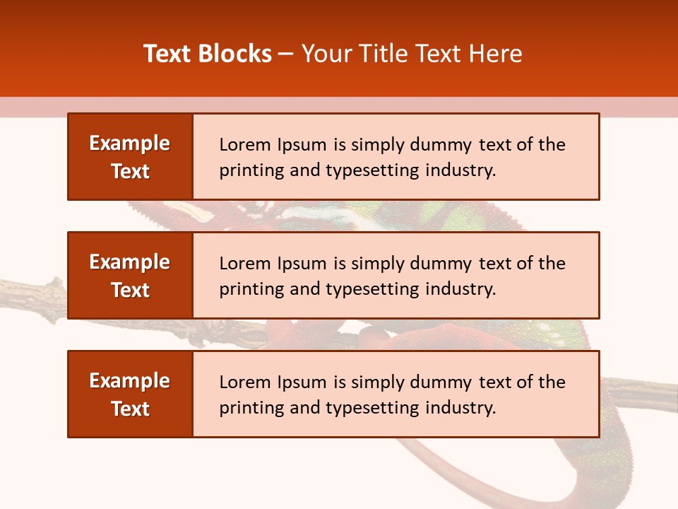 Dragoon Animal Camuelueontidues PowerPoint Template