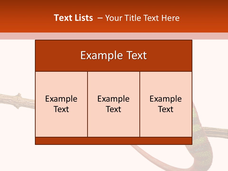 Dragoon Animal Camuelueontidues PowerPoint Template