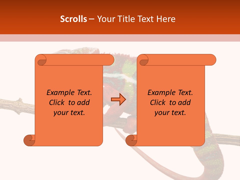 Dragoon Animal Camuelueontidues PowerPoint Template