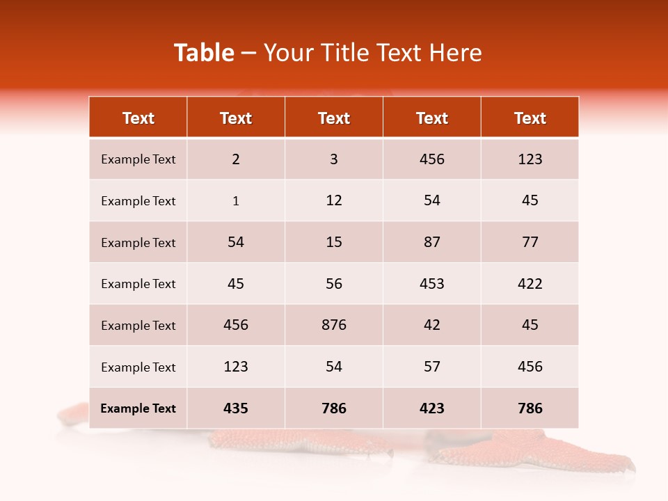 Endangered Chameleon Furcifer Pardalis Gazing PowerPoint Template