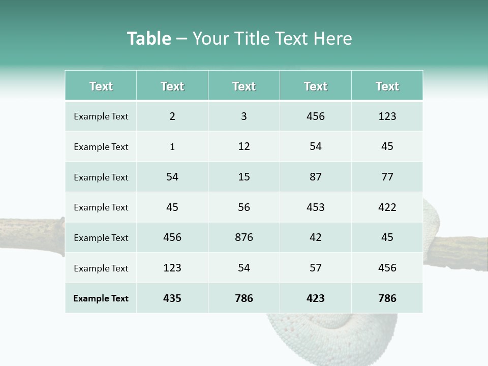 Color Colored Animal PowerPoint Template