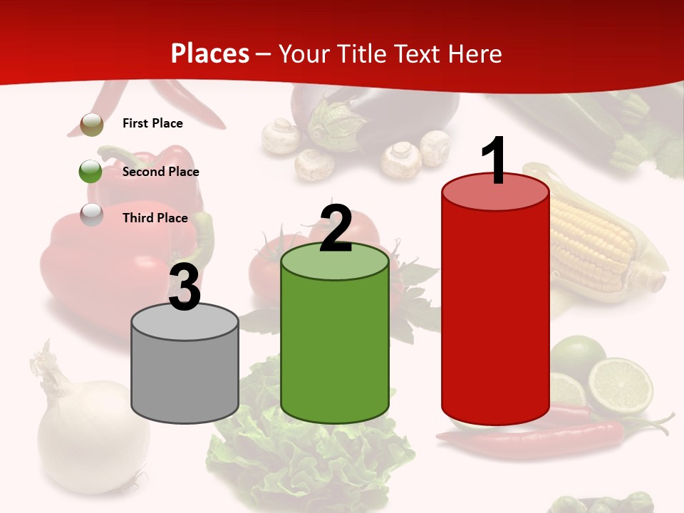 Garlic Path Lettuce PowerPoint Template
