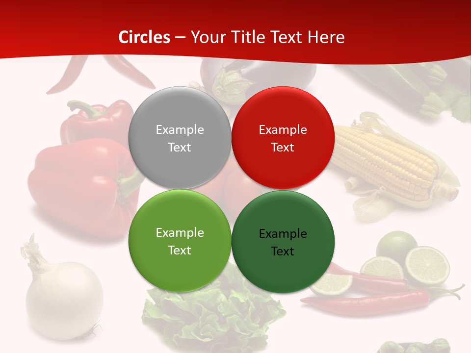 Garlic Path Lettuce PowerPoint Template