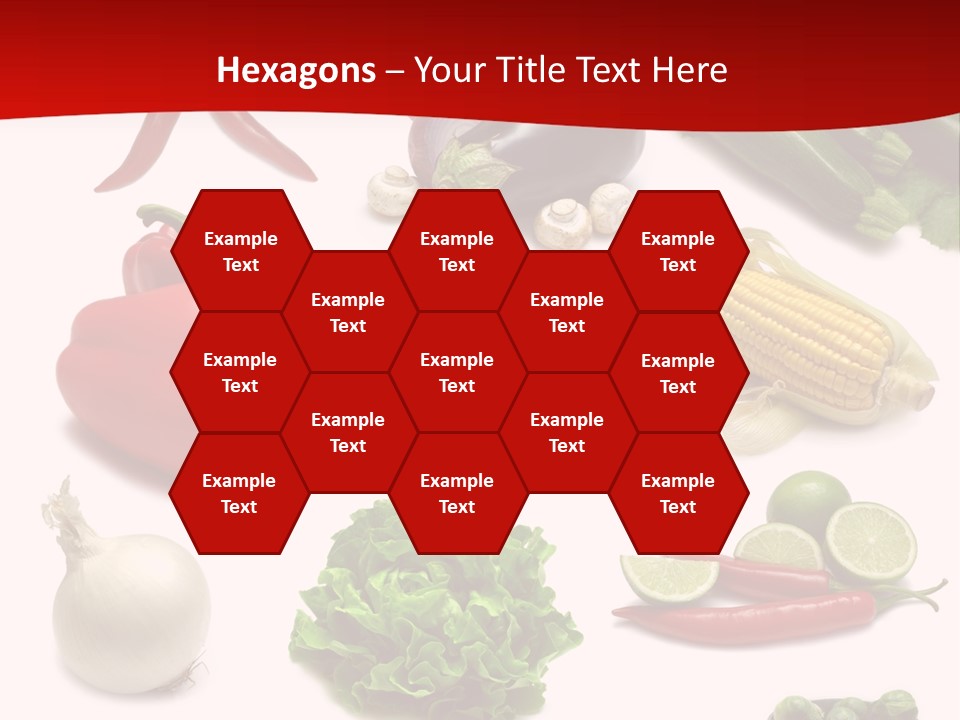 Garlic Path Lettuce PowerPoint Template