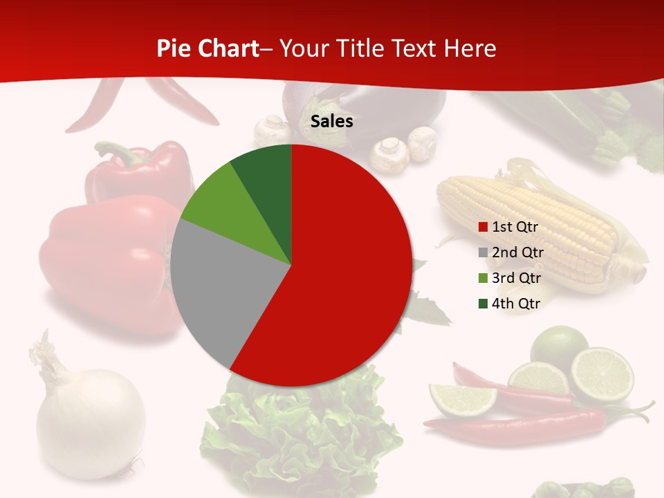 Garlic Path Lettuce PowerPoint Template