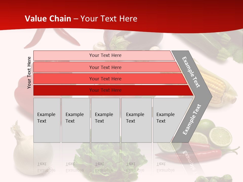 Garlic Path Lettuce PowerPoint Template