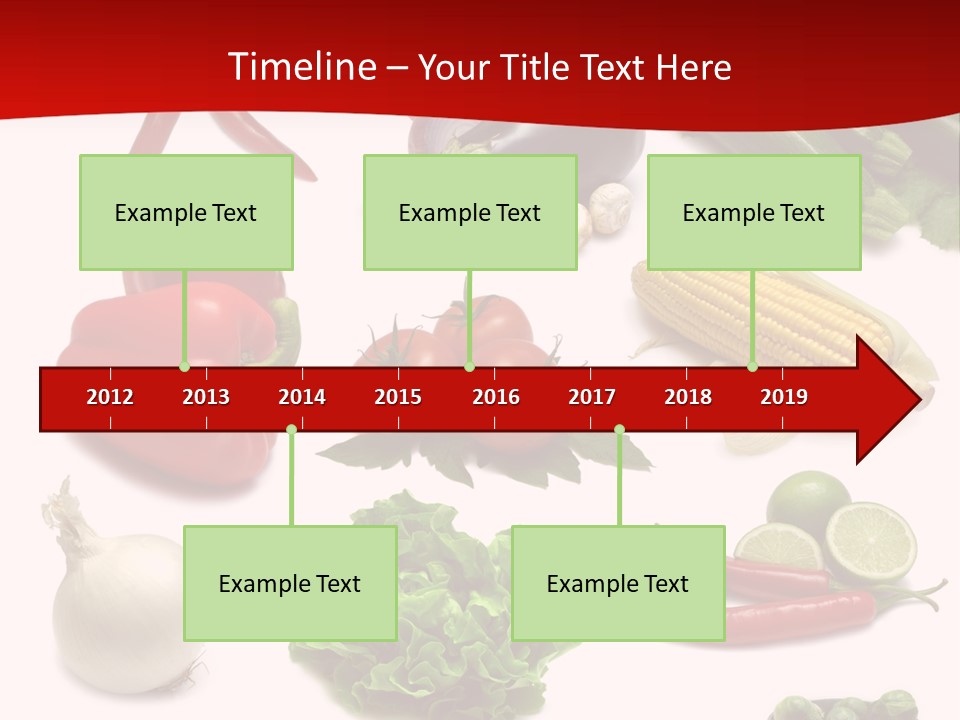 Garlic Path Lettuce PowerPoint Template
