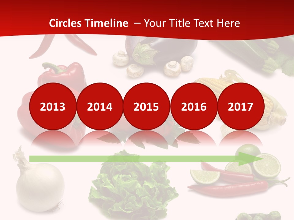 Garlic Path Lettuce PowerPoint Template