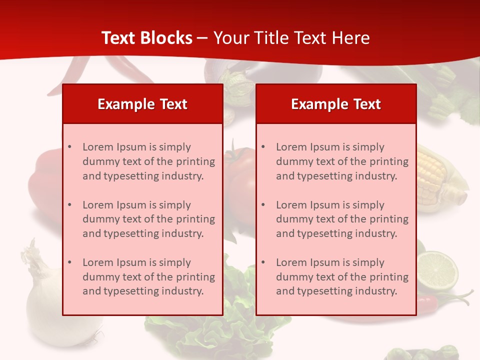 Garlic Path Lettuce PowerPoint Template