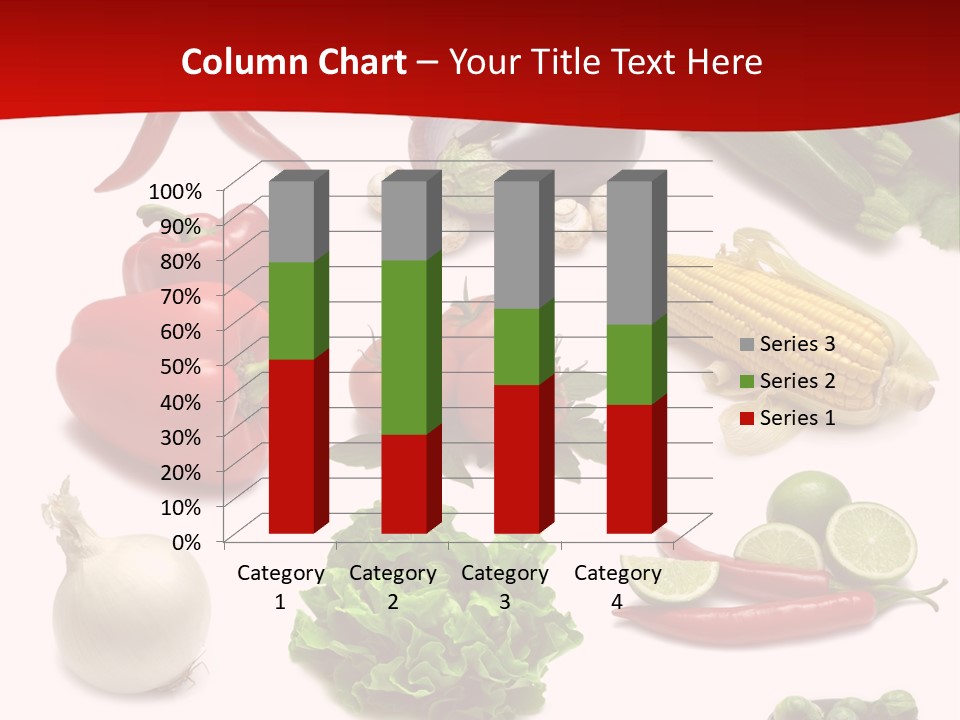 Garlic Path Lettuce PowerPoint Template