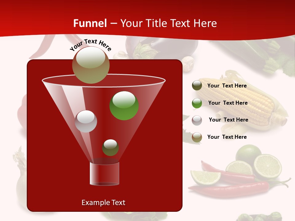 Garlic Path Lettuce PowerPoint Template