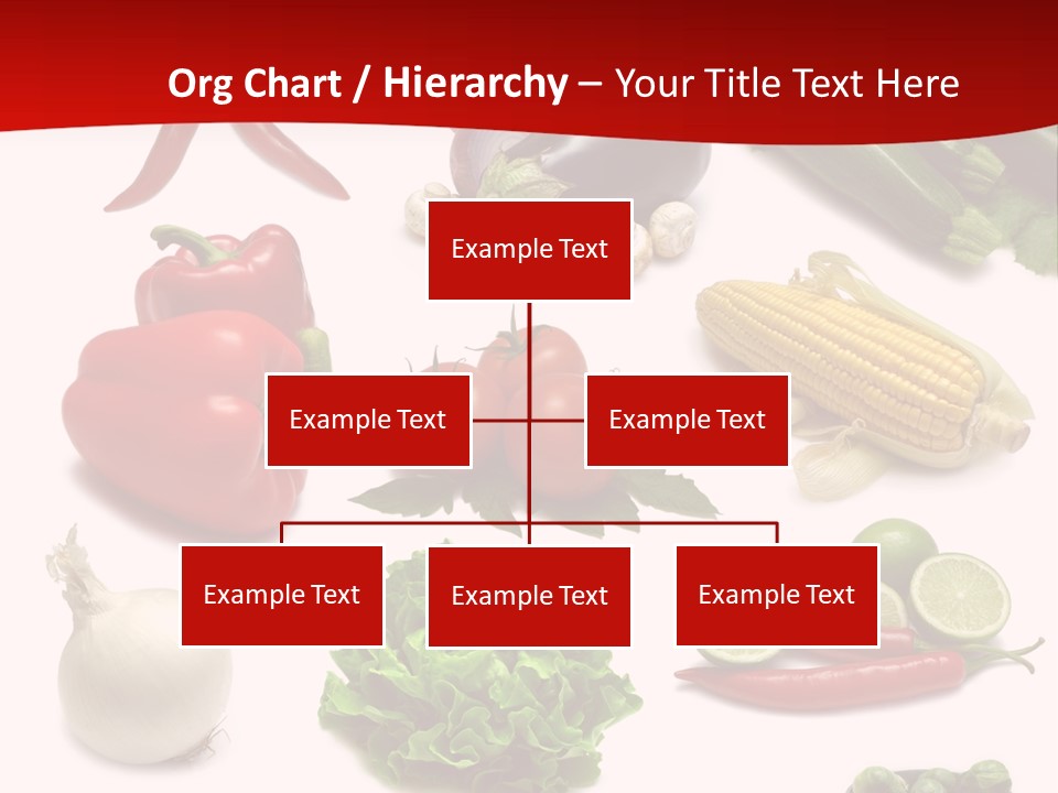 Garlic Path Lettuce PowerPoint Template