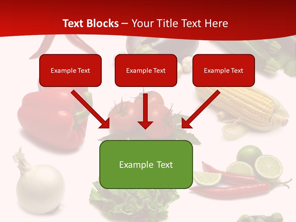 Garlic Path Lettuce PowerPoint Template