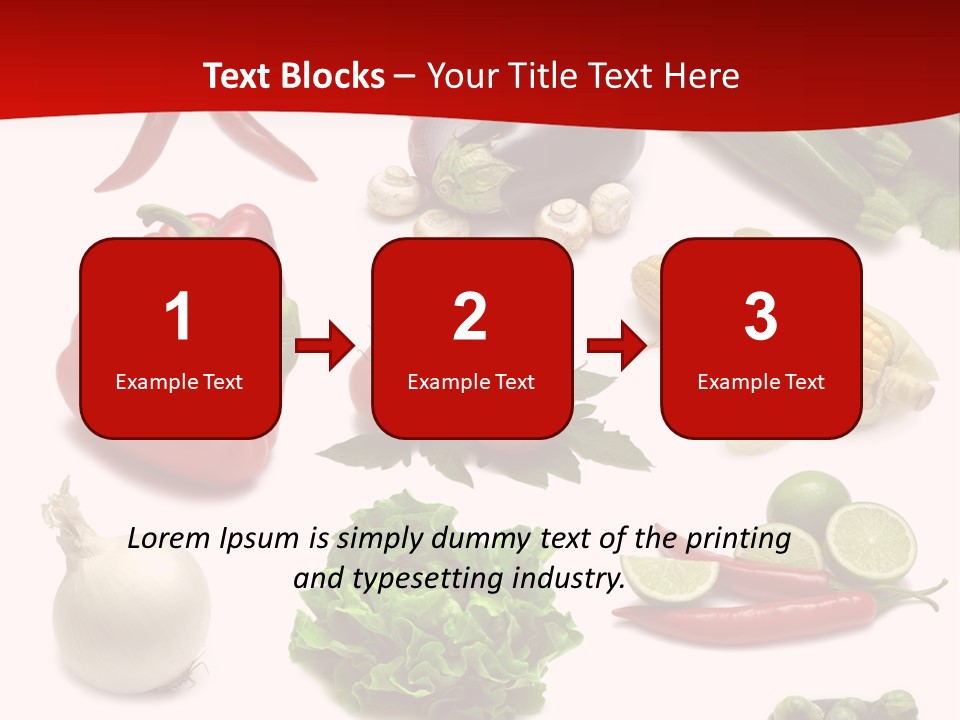 Garlic Path Lettuce PowerPoint Template