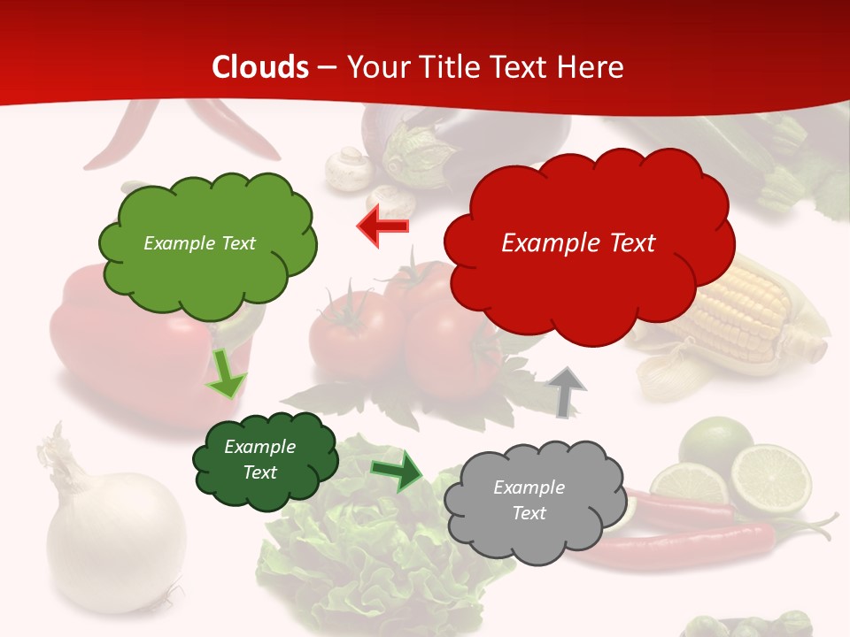 Garlic Path Lettuce PowerPoint Template