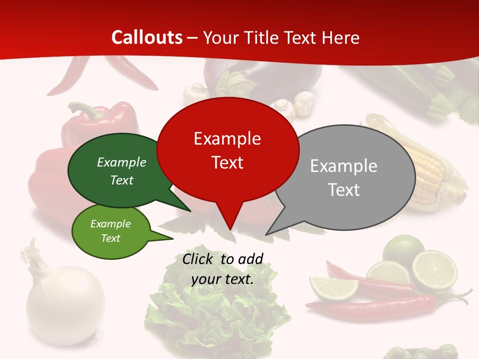Garlic Path Lettuce PowerPoint Template