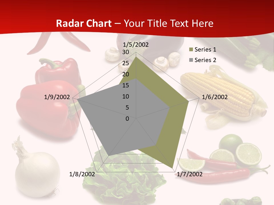 Garlic Path Lettuce PowerPoint Template