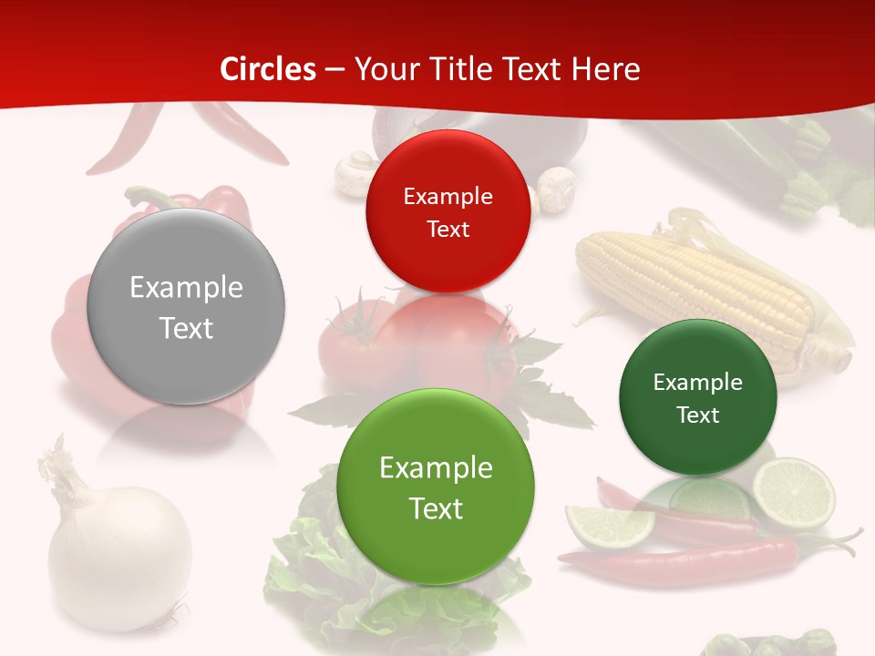 Garlic Path Lettuce PowerPoint Template