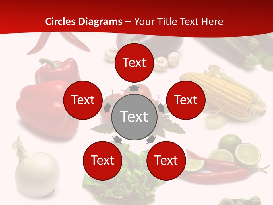 Garlic Path Lettuce PowerPoint Template