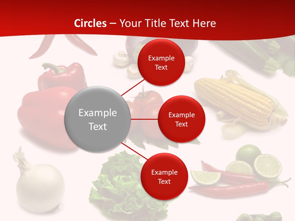 Garlic Path Lettuce PowerPoint Template