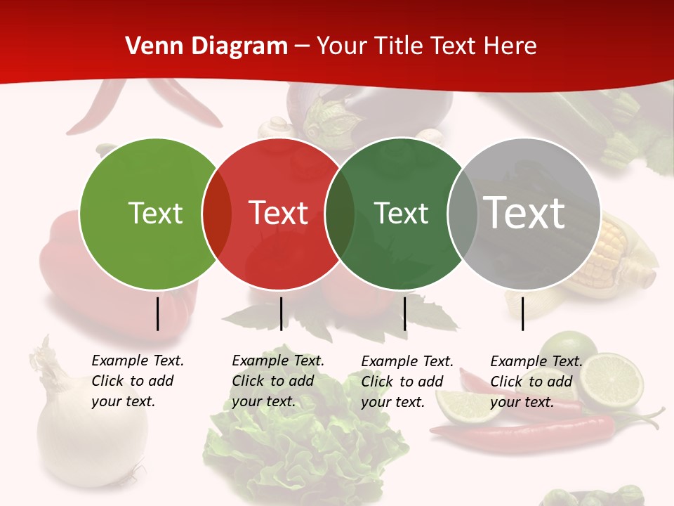Garlic Path Lettuce PowerPoint Template