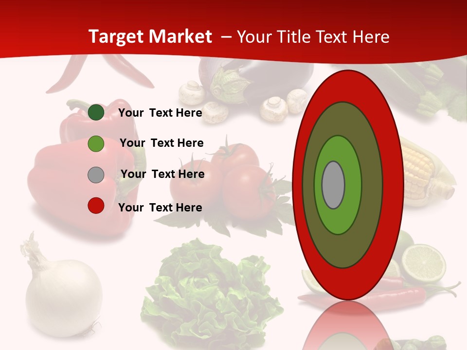 Garlic Path Lettuce PowerPoint Template