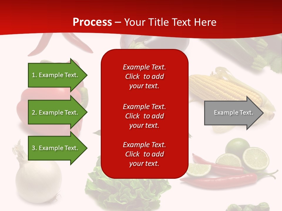 Garlic Path Lettuce PowerPoint Template