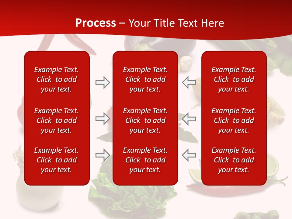 Garlic Path Lettuce PowerPoint Template