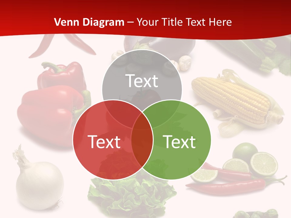 Garlic Path Lettuce PowerPoint Template